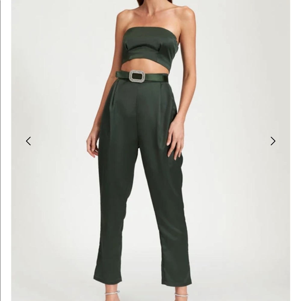 NWT Lioness green jumpsuit